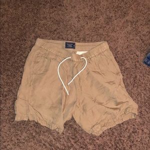 Abercrombie and Fitch Khaki Colored Soft shorts